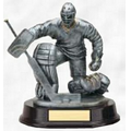 Resin Sculpture Award w/ Base (Hockey Goalie)